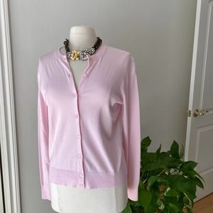 J. Crew Pink Cardigan L